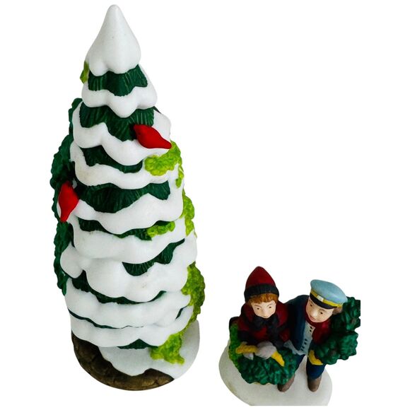 Dept 56 The Holly and the Ivy CHRISTMAS TREE Bird Couple Heritage EVENT PC 1997 - Picture 6 of 16